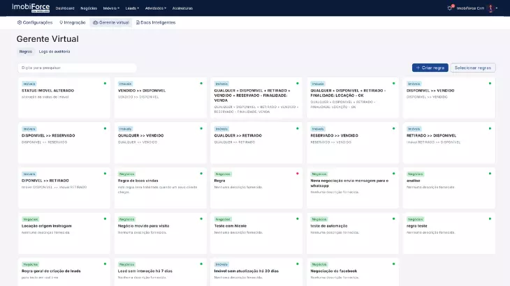 Gerente Virtual — motor de automação do ImobiForce